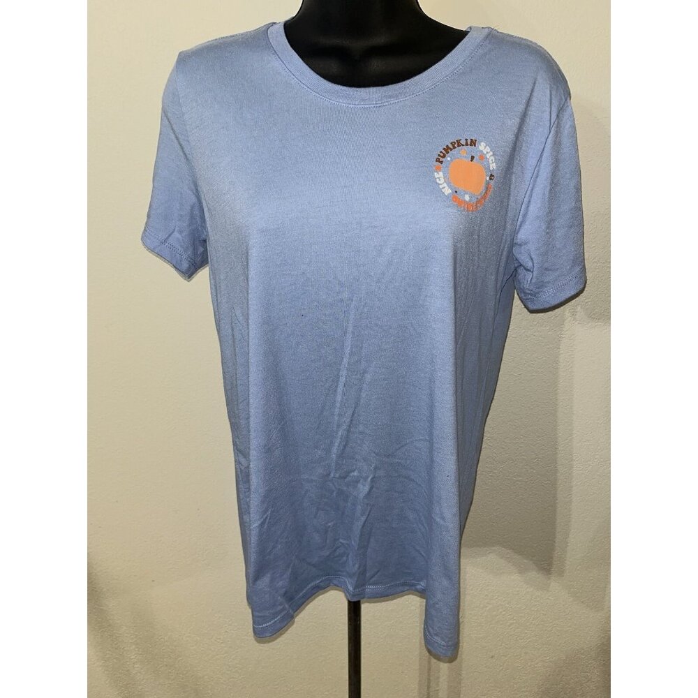 PositiveiTee Pull Over Top Women Small 4/6 Pumpkin Spice & Everything Nice